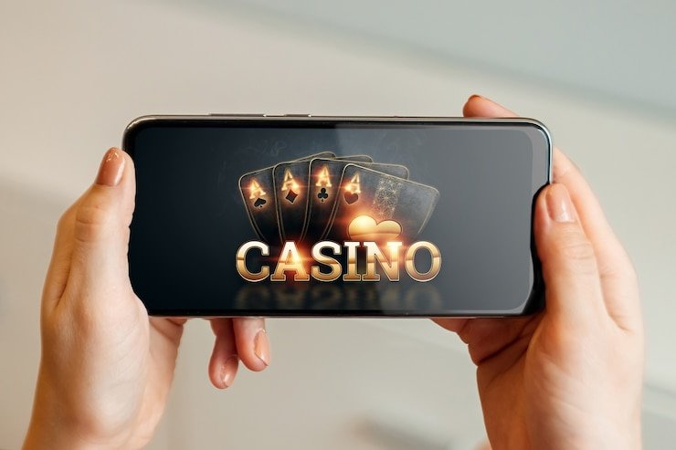 Live casino dealer and gaming table at royal syair